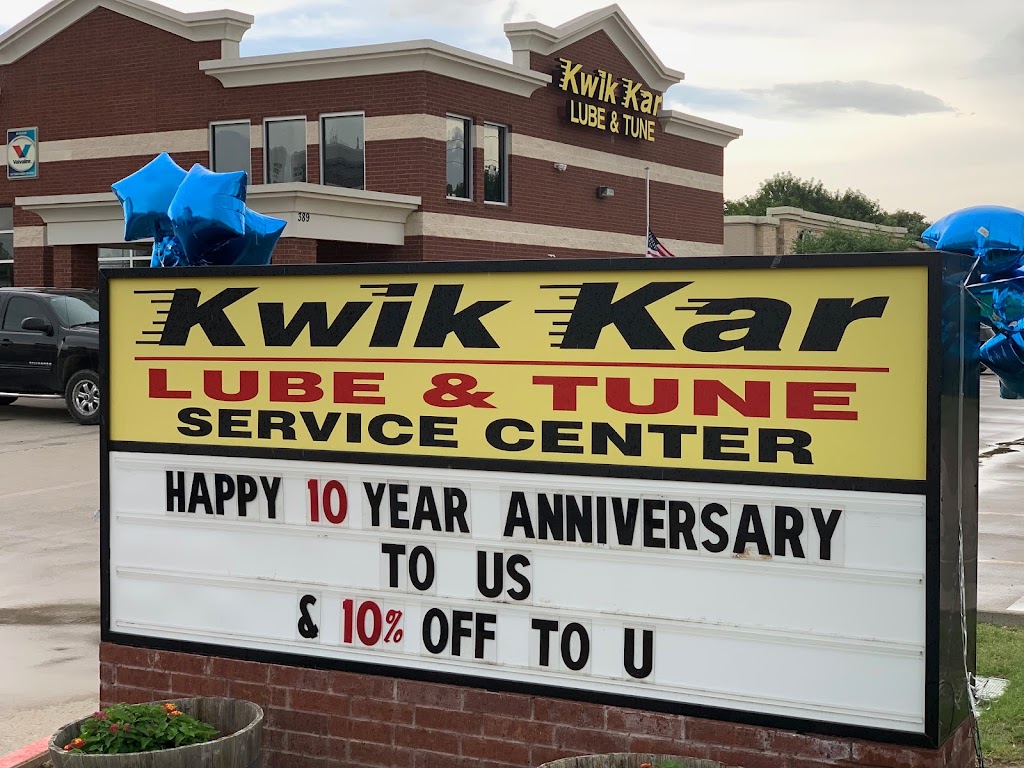 Kwik Kar of McKinney | 389 N Custer Rd, McKinney, TX 75071 | Phone: (214) 842-8144