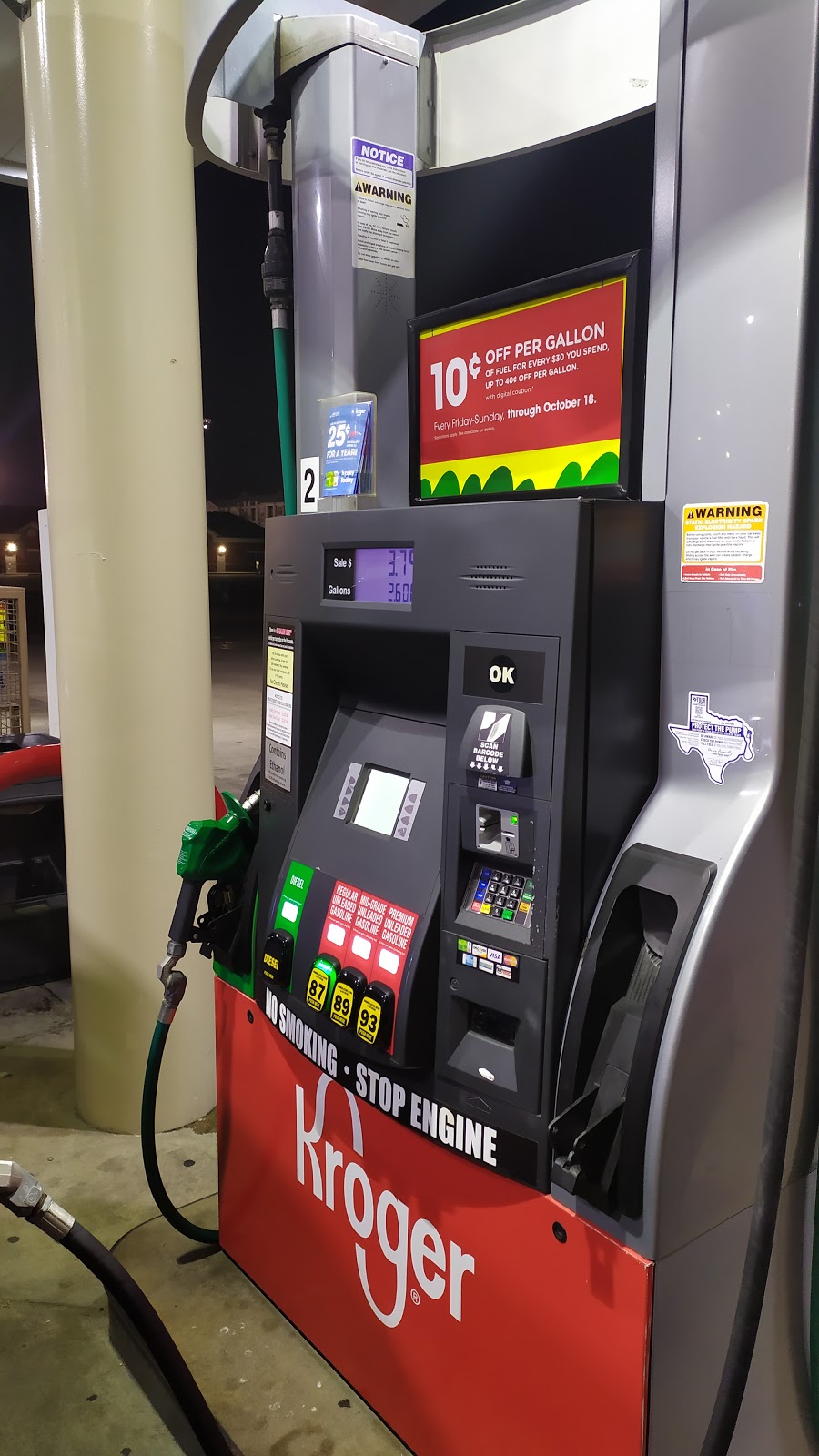 Kroger Fuel Center | 530 Centennial Blvd, Richardson, TX 75081 | Phone: (972) 437-2233