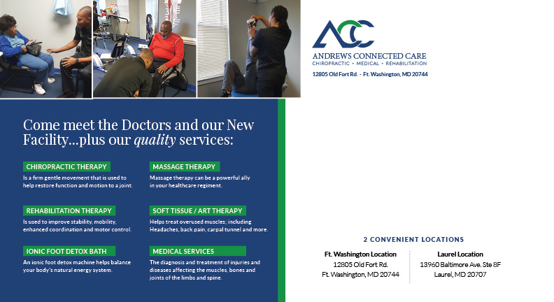 Andrews Connected Care (Fort Washington Location) | 12805 Old Fort Rd # 201, Fort Washington, MD 20744, USA | Phone: (301) 292-1960