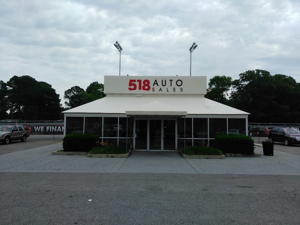 518 Auto Sales | Parking lot, 6950 N Military Hwy, Norfolk, VA 23518, USA | Phone: (757) 518-1100