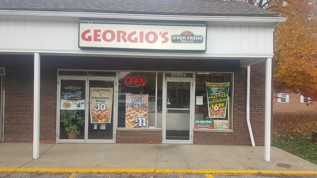 Georgios Oven Fresh Pizza Co | 25999 Highland Rd, Richmond Heights, OH 44143, USA | Phone: (216) 692-9510