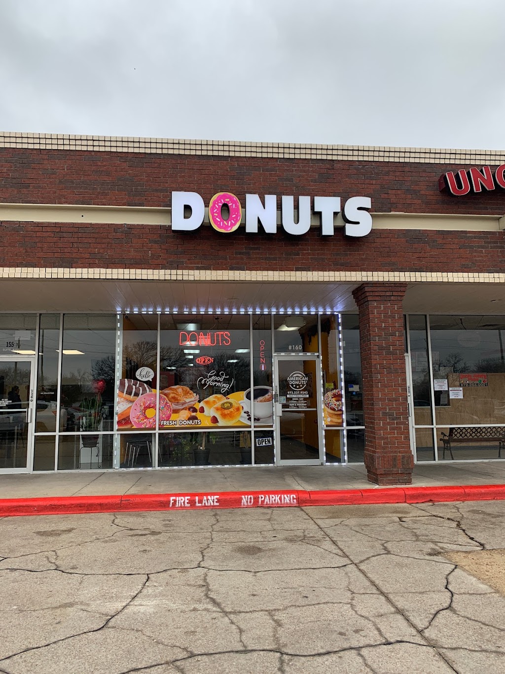 American Donuts | 3480 S Carrier Pkwy #160, Grand Prairie, TX 75052, USA | Phone: (972) 237-9243