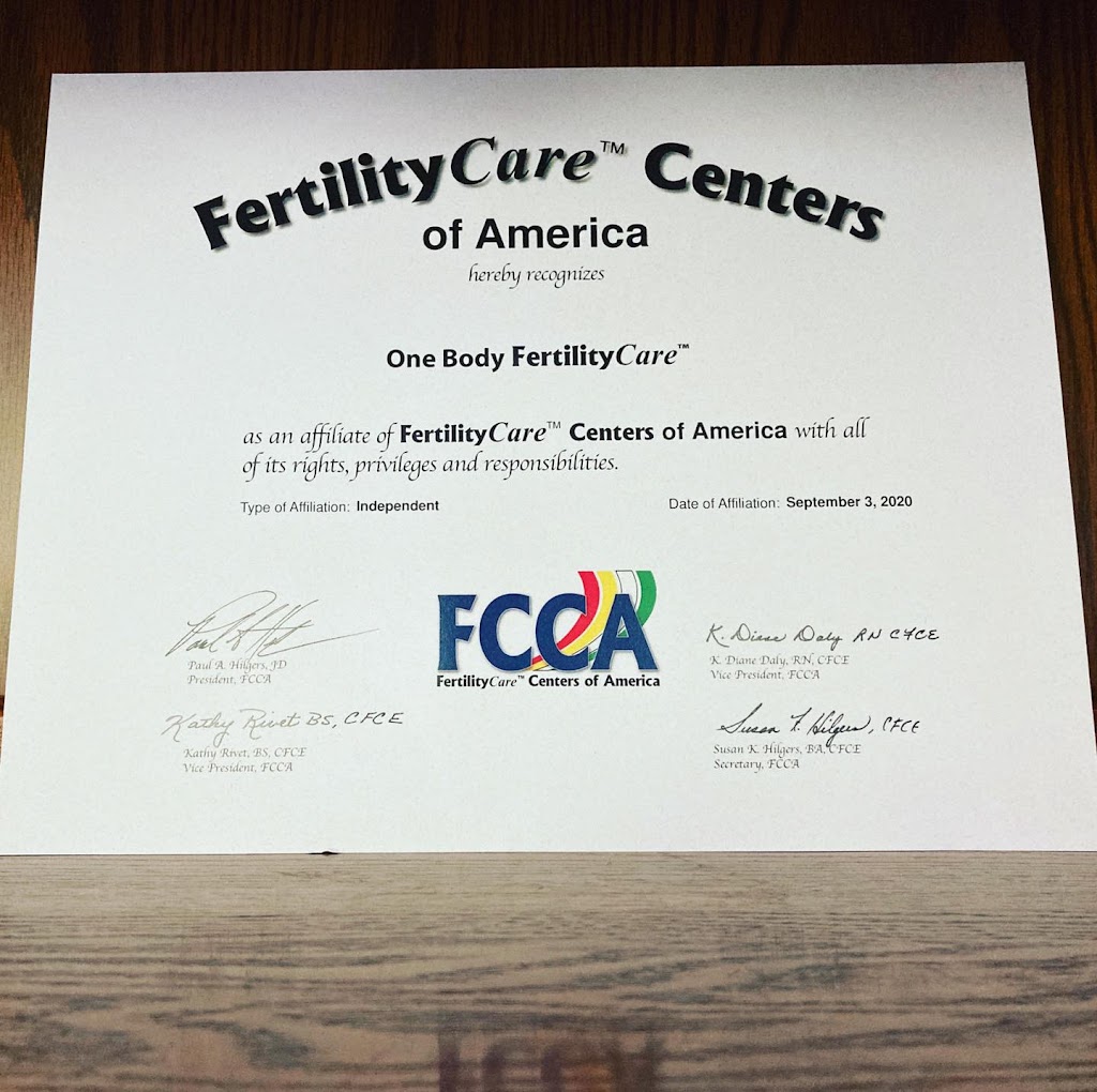 One Body FertilityCare | 1055 N Airport Rd, Columbia City, IN 46725, USA | Phone: (260) 610-3777