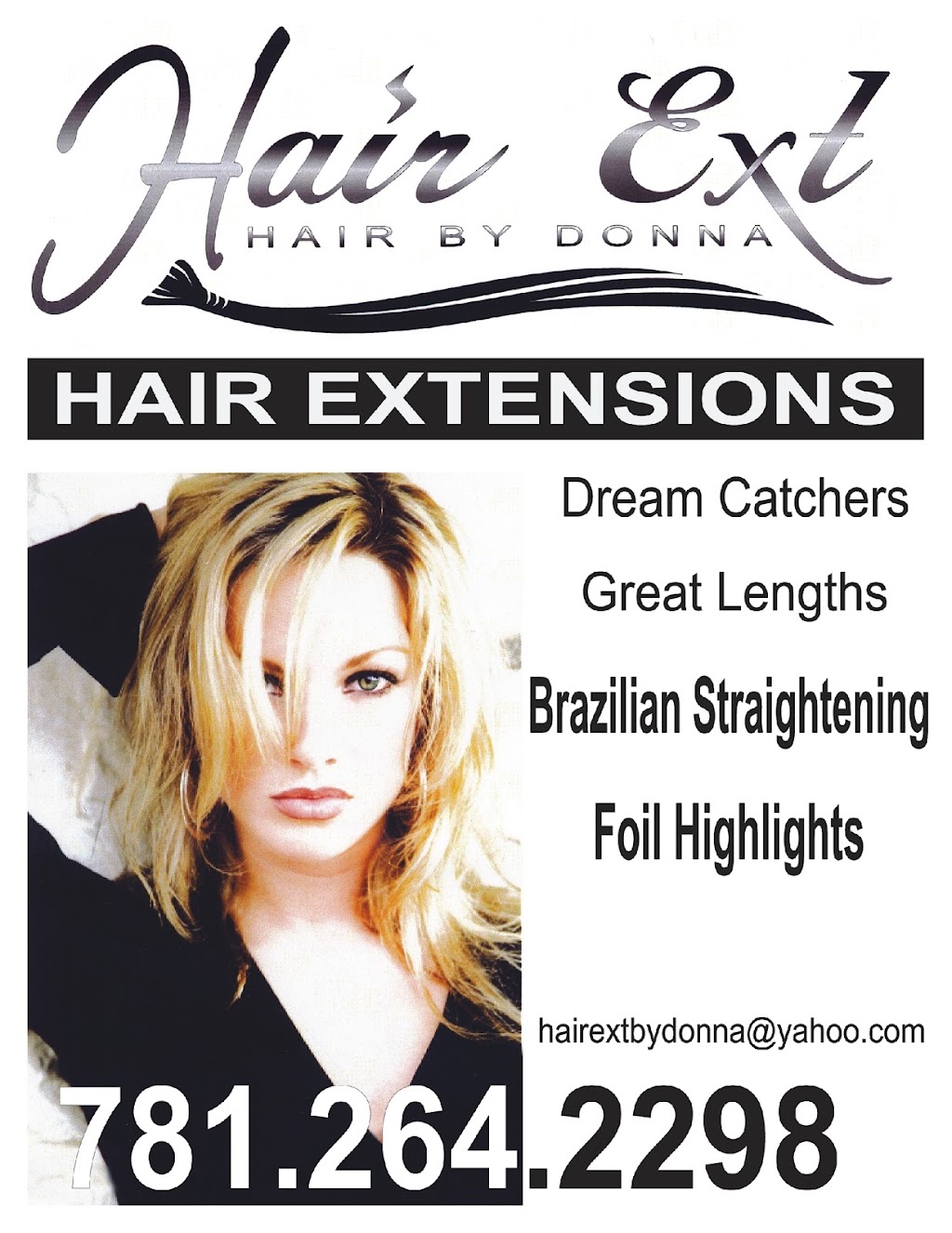 Hair Ext by Donna | 376 Washington St B, Norwell, MA 02061, USA | Phone: (781) 264-2298