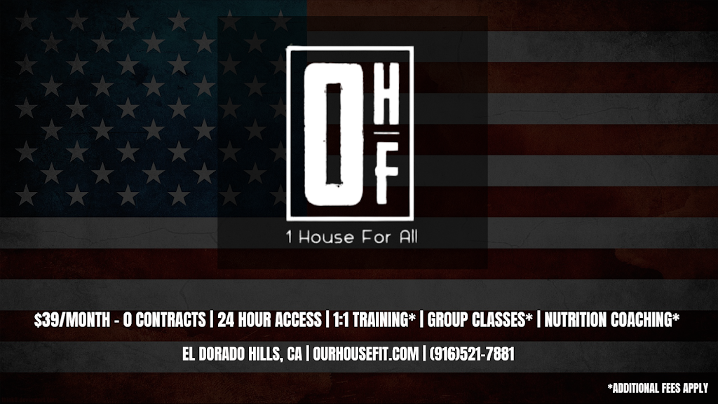 Our House Fitness | 1235 Glenhaven Ct Suite 350, El Dorado Hills, CA 95762, USA | Phone: (916) 521-7881