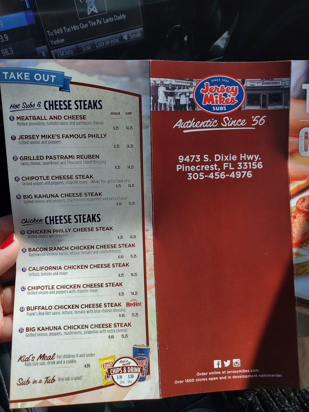 Jersey Mikes Subs | 9473 S Dixie Hwy, Pinecrest, FL 33156, USA | Phone: (305) 456-4976