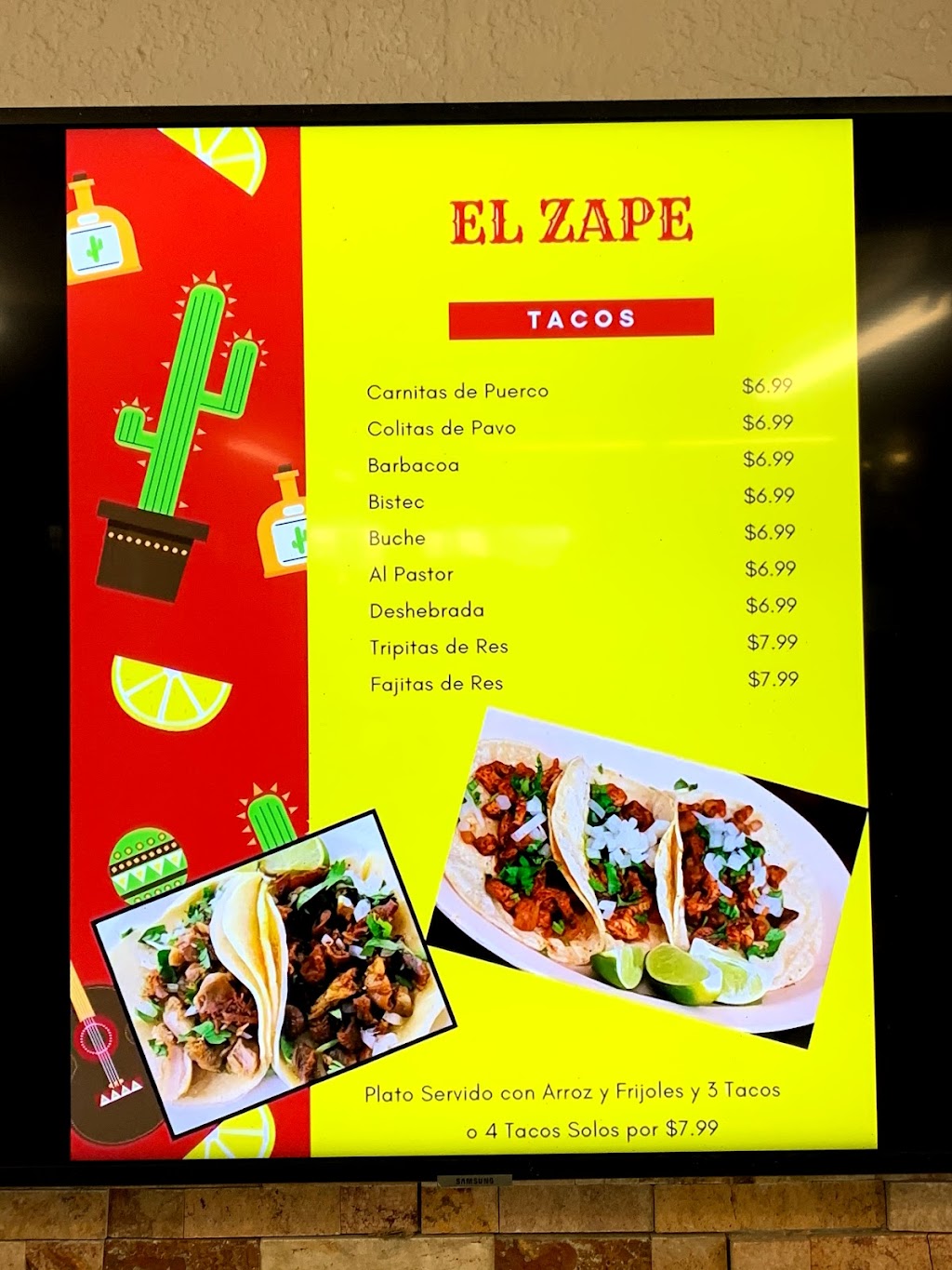 El Zape | 14600 Montana Ave, El Paso, TX 79938, USA | Phone: (915) 856-0777