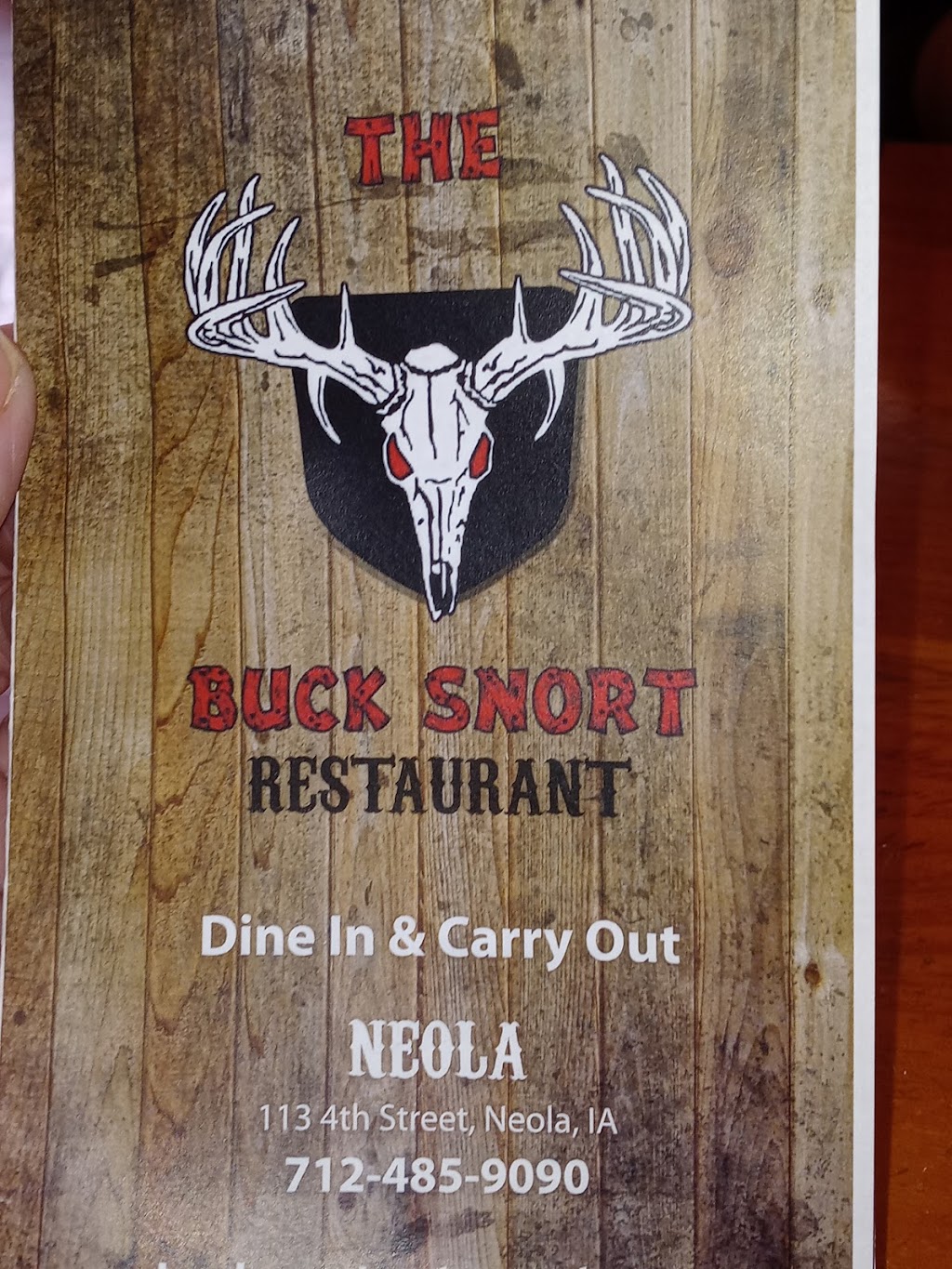 Buck Snort | 113 4th St, Neola, IA 51559, USA | Phone: (712) 485-9090