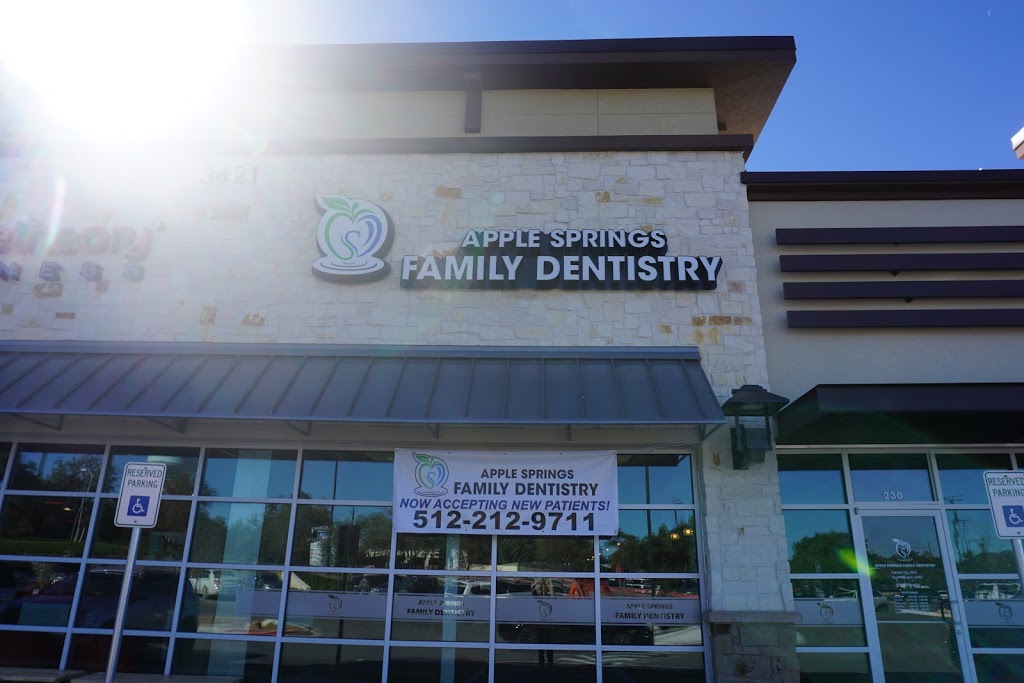 Apple Springs Family Dentistry | 3421 Lakeline Blvd #230, Leander, TX 78641, USA | Phone: (512) 212-9711