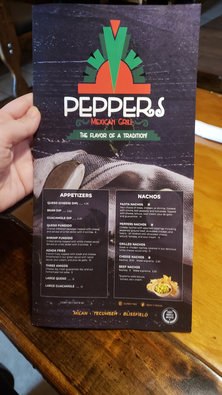 Peppers Mexican Grill. Tecumseh | 1410 W Chicago Blvd, Tecumseh, MI 49286, USA | Phone: (517) 815-1283