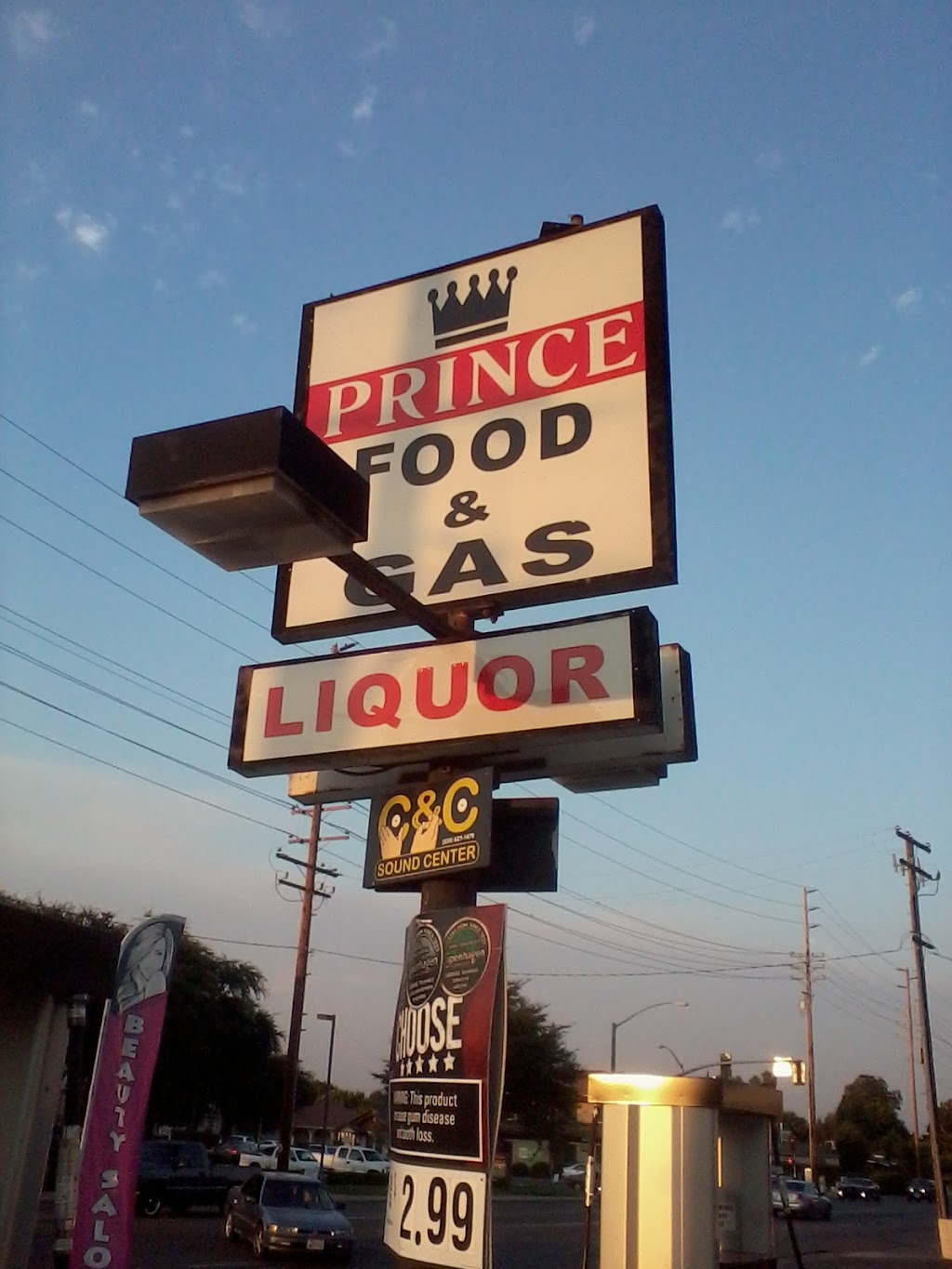 Prince Food & Gas | 133 W Walnut Ave, Visalia, CA 93277, USA | Phone: (559) 733-5315