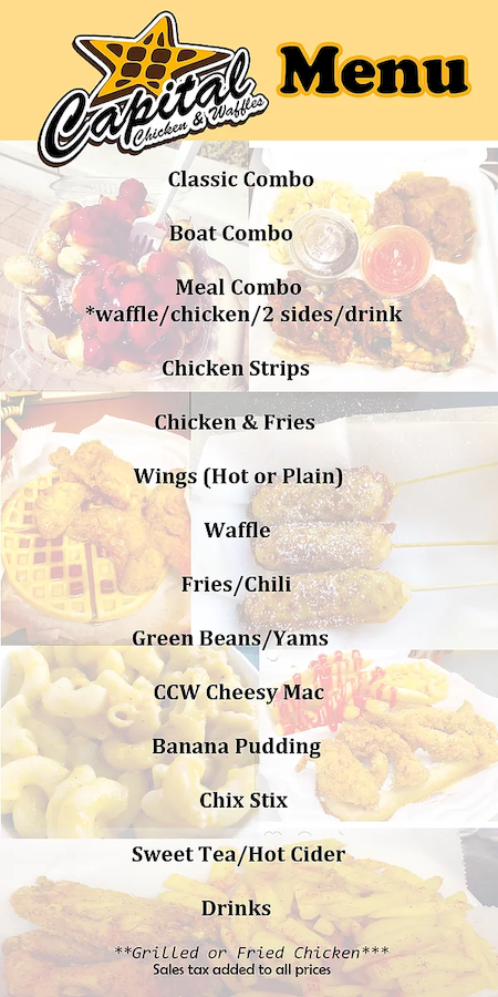 Capital Chicken and Waffles | 9938 E Swann Creek Rd Suite 718, Fort Washington, MD 20744, USA | Phone: (208) 779-2291
