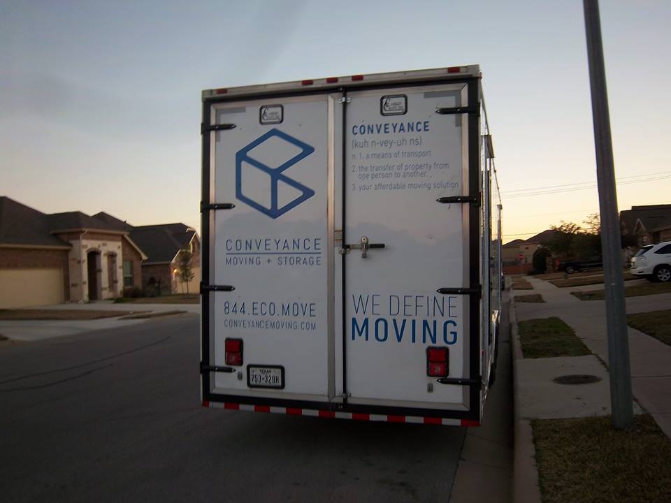 Conveyance Moving + Storage | 4730 Texas Hwy 123 #C, San Marcos, TX 78666, USA | Phone: (512) 585-5350