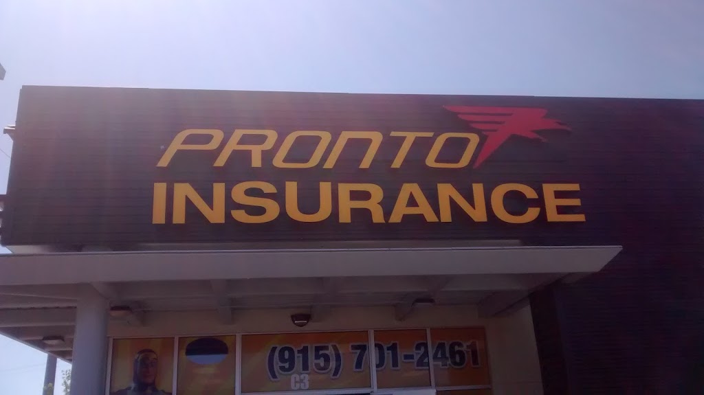 Pronto Insurance | 14251 Edgemere Blvd Suite #C1, El Paso, TX 79938 | Phone: (915) 701-2461