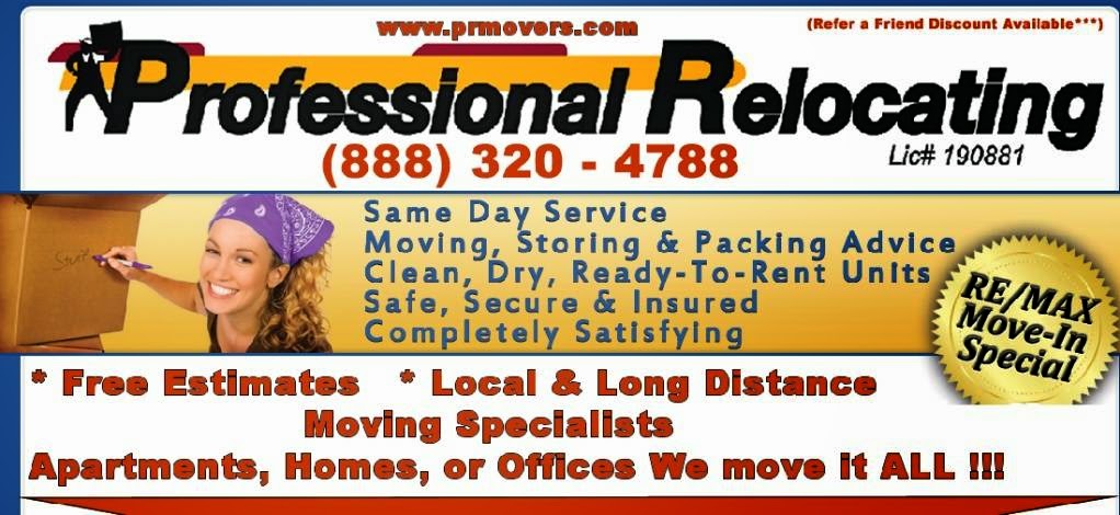 Professional Relocating Movers | 53092 Memorial St, Lake Elsinore, CA 92532, USA | Phone: (888) 320-4788