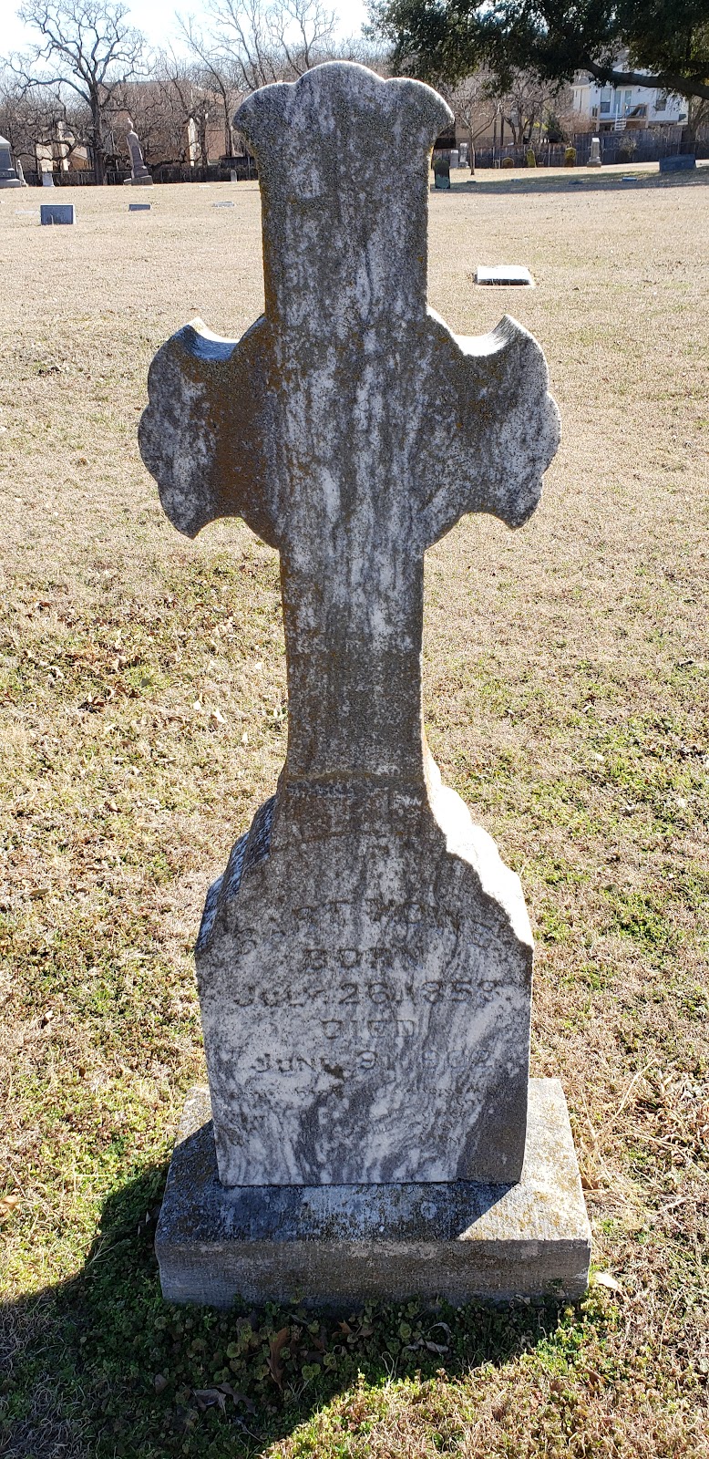 Medlin Cemetery | 1130 Trophy Club Dr, Trophy Club, TX 76262, USA | Phone: (817) 688-7783