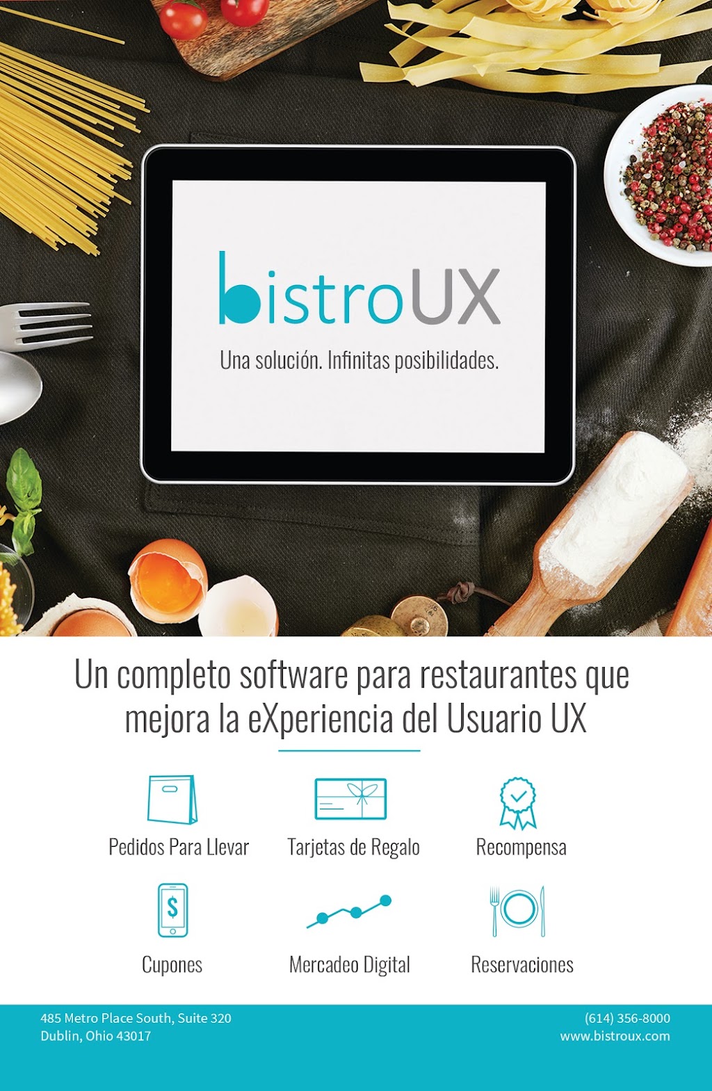 BistroUX | 485 Metro Pl S Suite 320, Dublin, OH 43017, USA | Phone: (614) 356-8000