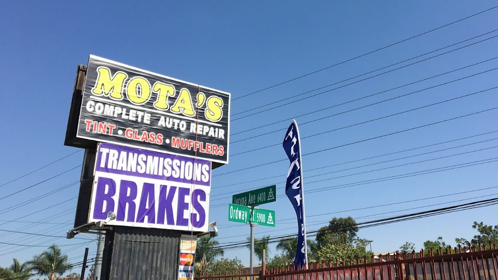 Mota Auto Repair & Mufflers | 6417 Jurupa Ave, Riverside, CA 92504, USA | Phone: (951) 509-6760