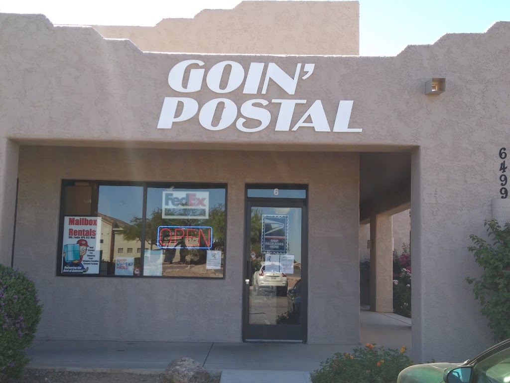 Goin Postal | 6499 S Kings Ranch Rd #6, Gold Canyon, AZ 85118, USA | Phone: (480) 288-8950
