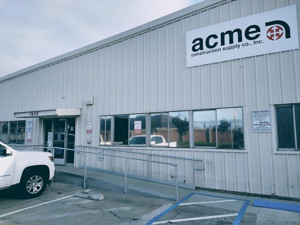 Acme Construction Supply Co., Inc. | 1650 Evans Ave, San Francisco, CA 94124, USA | Phone: (415) 920-2810