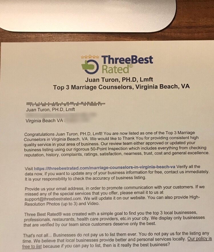 Healing Connection: Couples and Family Therapy Center, LLC | 2509 Maymont Ct, Virginia Beach, VA 23454, USA | Phone: (561) 502-9484