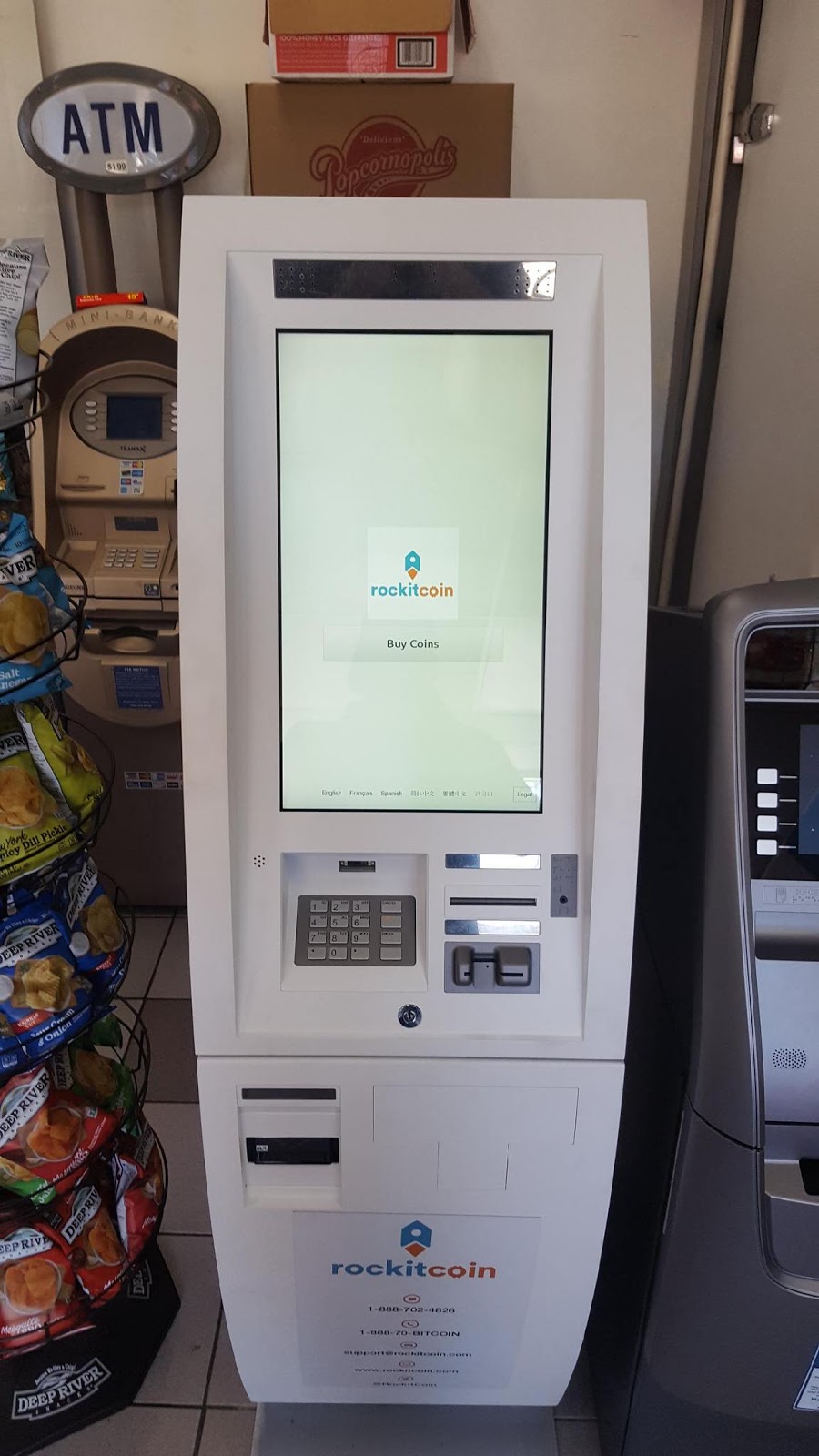 RockItCoin Bitcoin ATM | 3071 Rubidoux Blvd, Riverside, CA 92509, USA | Phone: (888) 702-4826