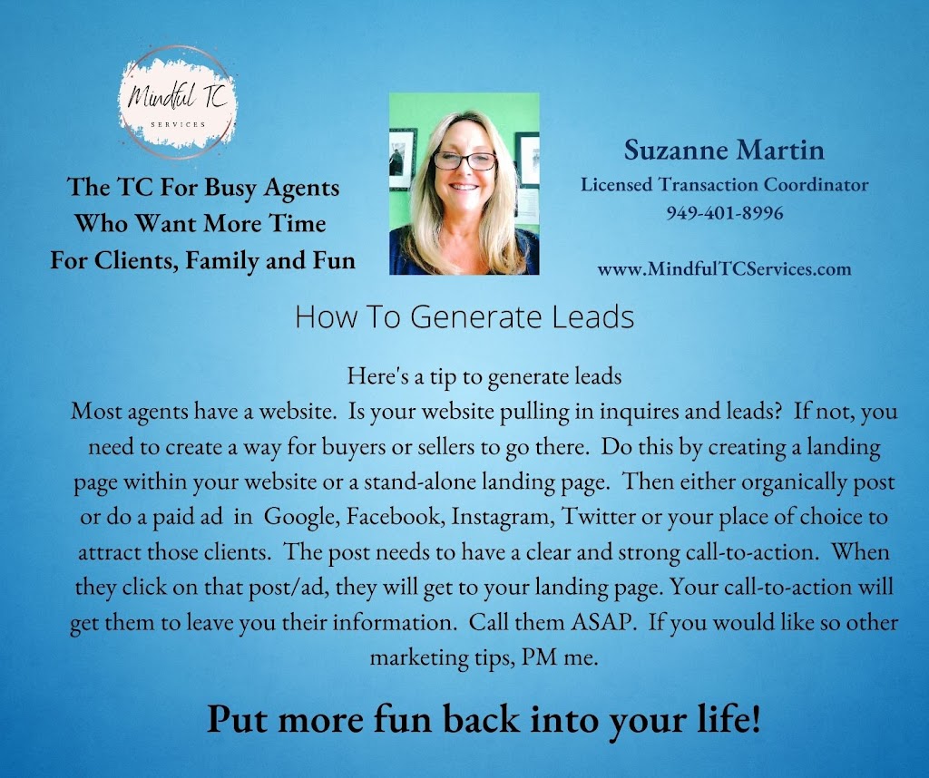 Mindful TC Services | 13 Argos, Laguna Niguel, CA 92677, USA | Phone: (949) 401-8996