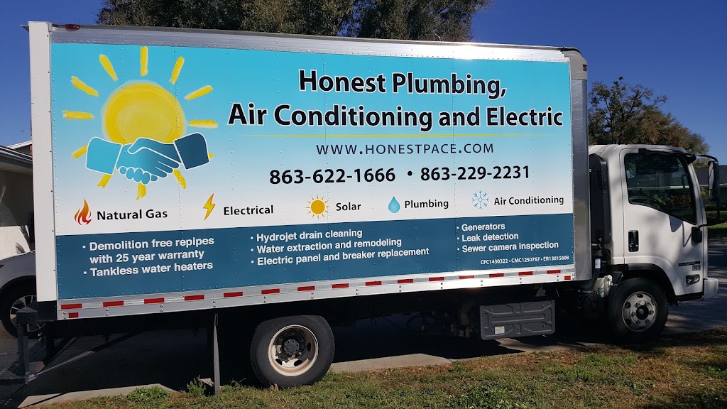 Honest Plumbing, Air Conditioning and Electric LLC | 141 Lake Mariam Rd, Winter Haven, FL 33884, USA | Phone: (863) 229-2231