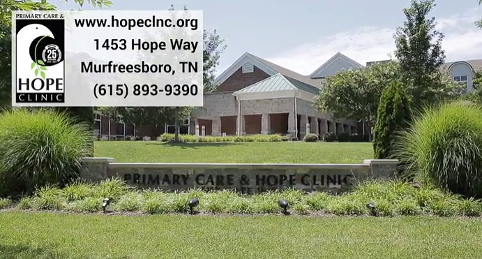 Primary Care & Hope Clinic | 1453 Hope Way, Murfreesboro, TN 37129, USA | Phone: (615) 893-9390