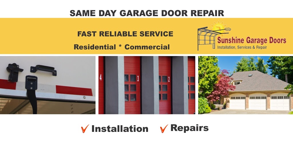 Sunshine Garage Door Repairs | 2706 SW 55th St, Fort Lauderdale, FL 33312, USA | Phone: (954) 790-0592