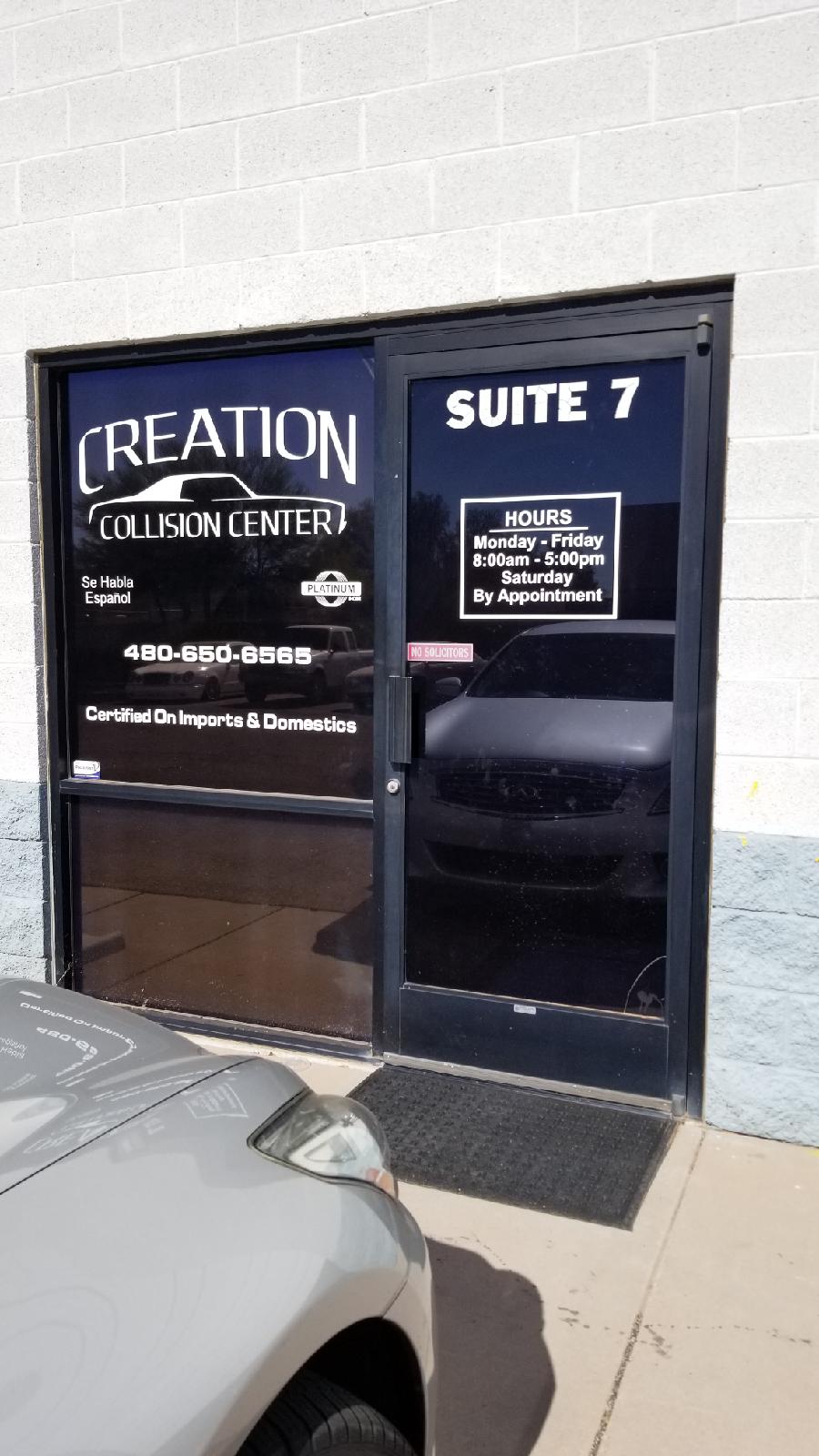 Creation Collision Center | 305 E Comstock Dr #7, Chandler, AZ 85225, USA | Phone: (480) 650-6565