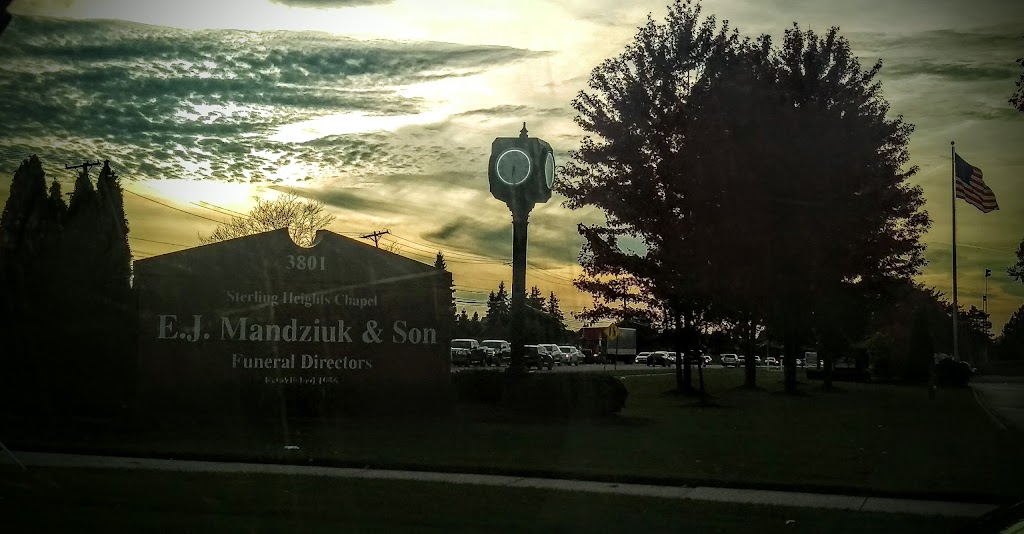 E J Mandziuk & Son Funeral | 3801 18 Mile Rd, Sterling Heights, MI 48314, USA | Phone: (586) 997-3838