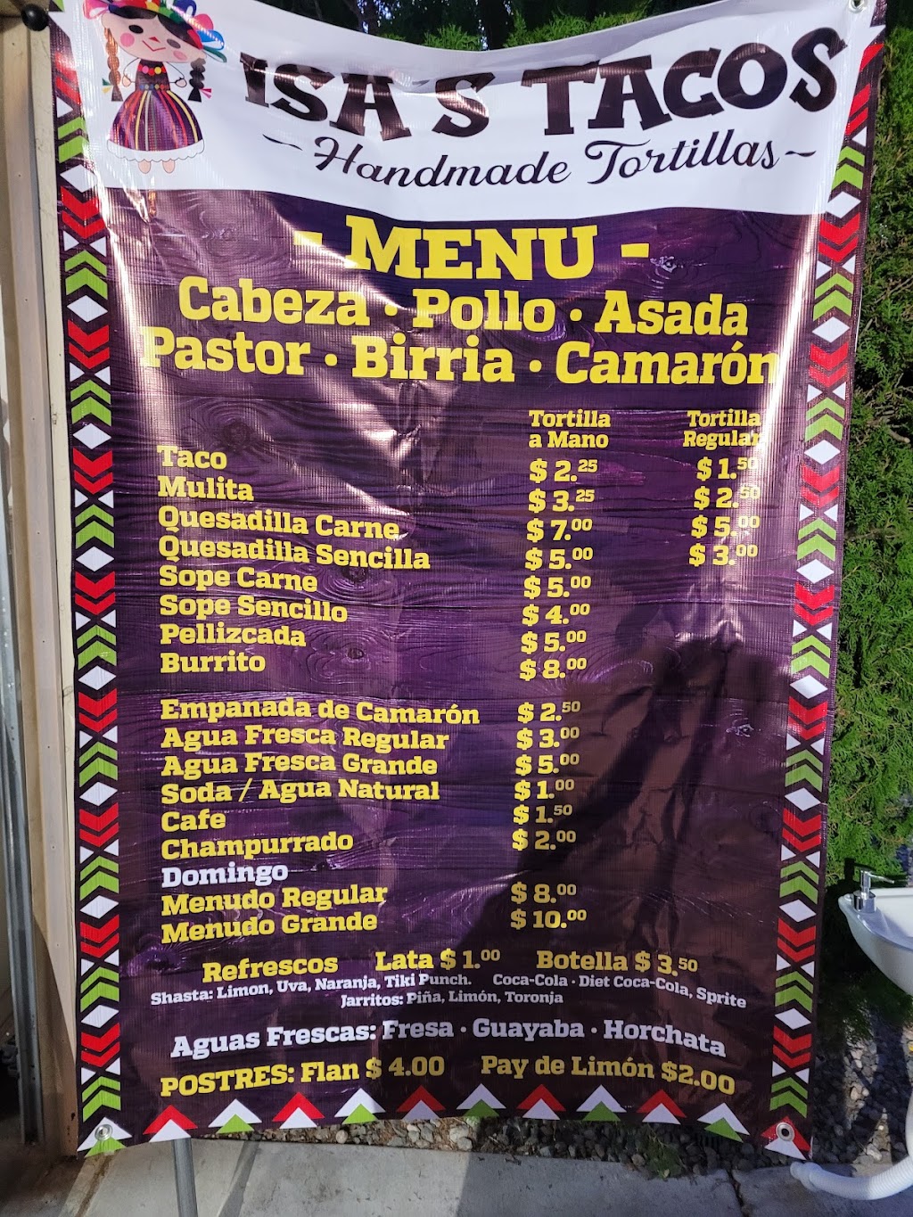 Isas Tacos | 5882 Samantha Pl, Riverside, CA 92509, USA | Phone: (951) 623-5155