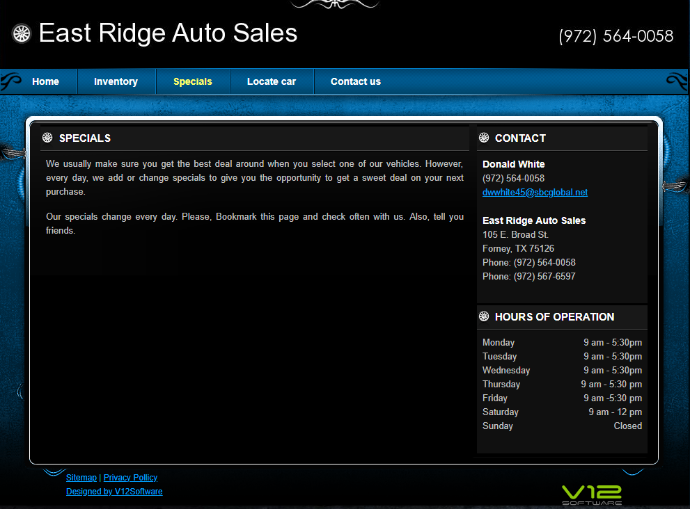 East Ridge Auto Sales | 105 E Broad St, Forney, TX 75126 | Phone: (972) 564-0058