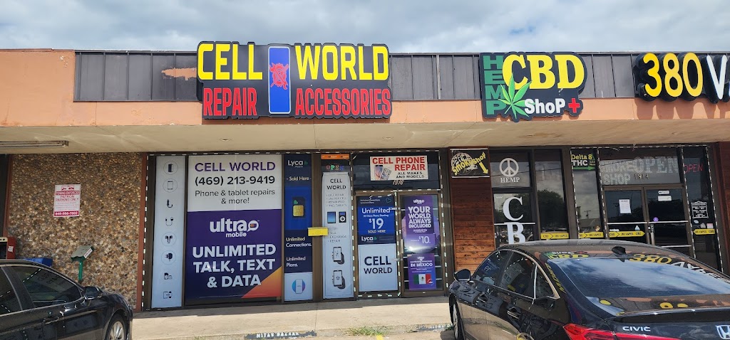 Cell world Phone Repair & Accessories | 1916 N Carroll Blvd, Denton, TX 76201, USA | Phone: (469) 213-9419