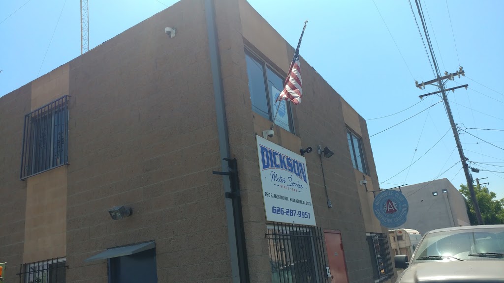 Dickson Motor Service | 220 Agostino Rd, San Gabriel, CA 91776 | Phone: (626) 287-9951