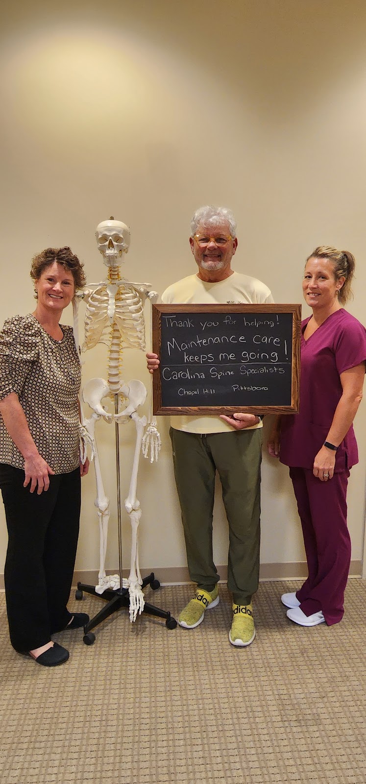 Carolina Spine Specialists - Pittsboro | 1016 Thompson St unit j, Pittsboro, NC 27312, USA | Phone: (919) 642-0555