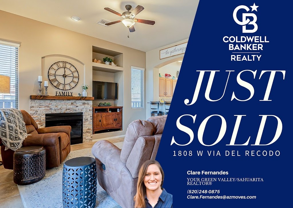 Clare Fernandes - Real Estate Agent - Coldwell Banker Realty | 180 W Continental Rd Ste 100, Green Valley, AZ 85614, USA | Phone: (520) 248-0875