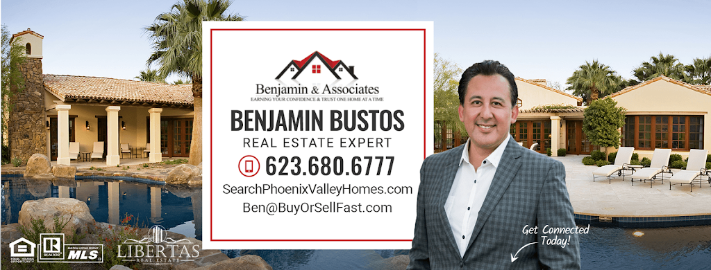 Benjamin Bustos, Realtor , Libertas Real Estate | 1626 N Litchfield Rd #260, Goodyear, AZ 85395, USA | Phone: (623) 680-6777