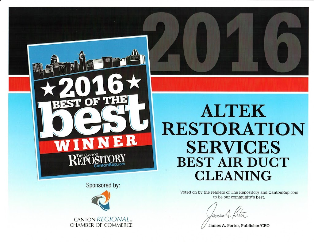 Altek Restoration Services | 1022 Spangler St NE, Canton, OH 44714, USA | Phone: (330) 456-0415