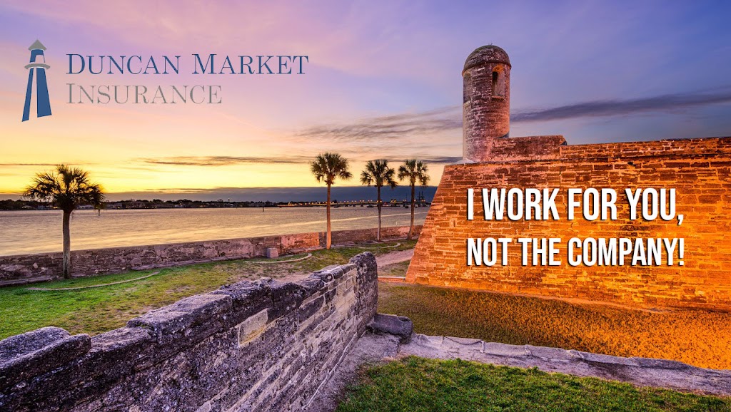 Duncan Market Insurance | 1312 Wekiva Way, St. Augustine, FL 32092, USA | Phone: (904) 217-8368