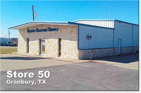 Elliott Electric Supply | 4510 E US Hwy 377, Granbury, TX 76087, USA | Phone: (817) 573-0675
