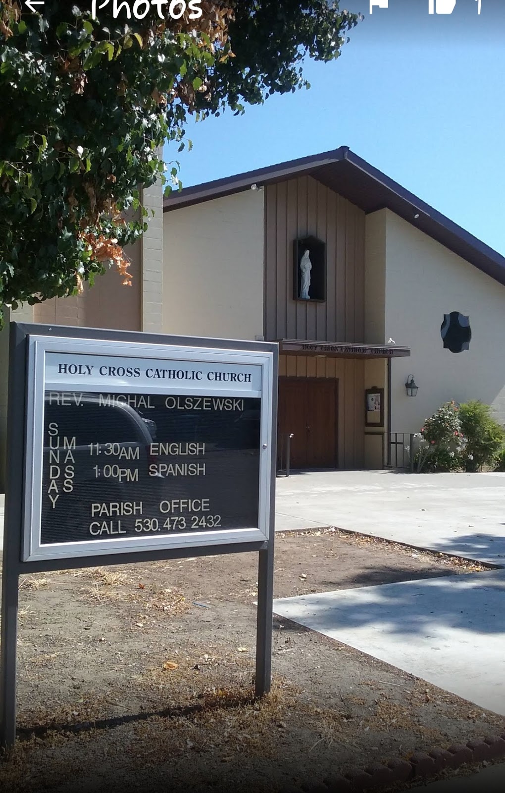 Holy Cross Catholic Church | 408 Laurel St, Arbuckle, CA 95912, USA | Phone: (530) 473-2432