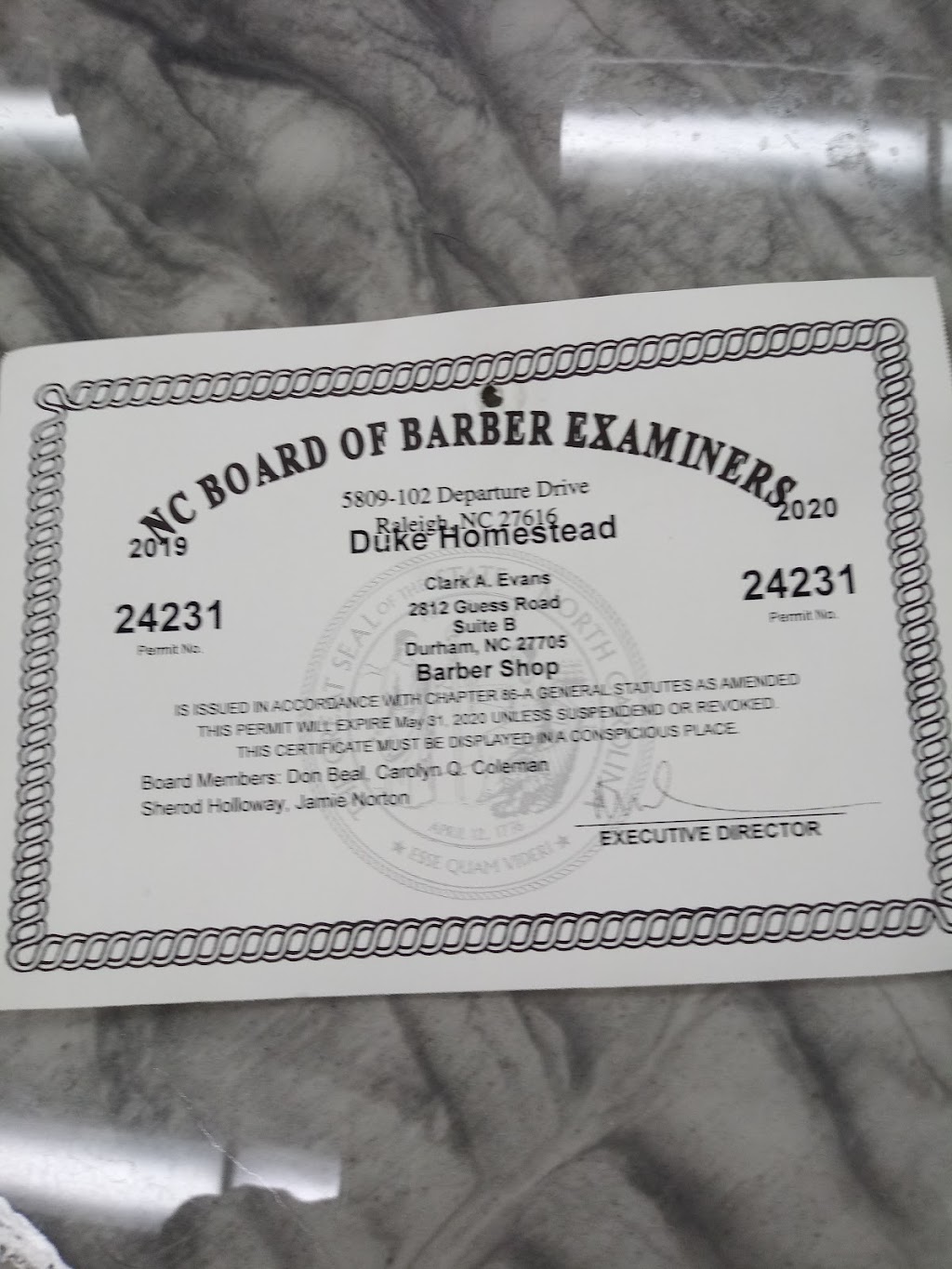 Duke Homestead Barber Shop | 2812 Guess Rd # B, Durham, NC 27705, USA | Phone: (919) 286-4030 Duke Homestead Barber Shop | 2812 Guess Rd # B, Durham, NC 27705, USA | Phone: (919) 286-4030