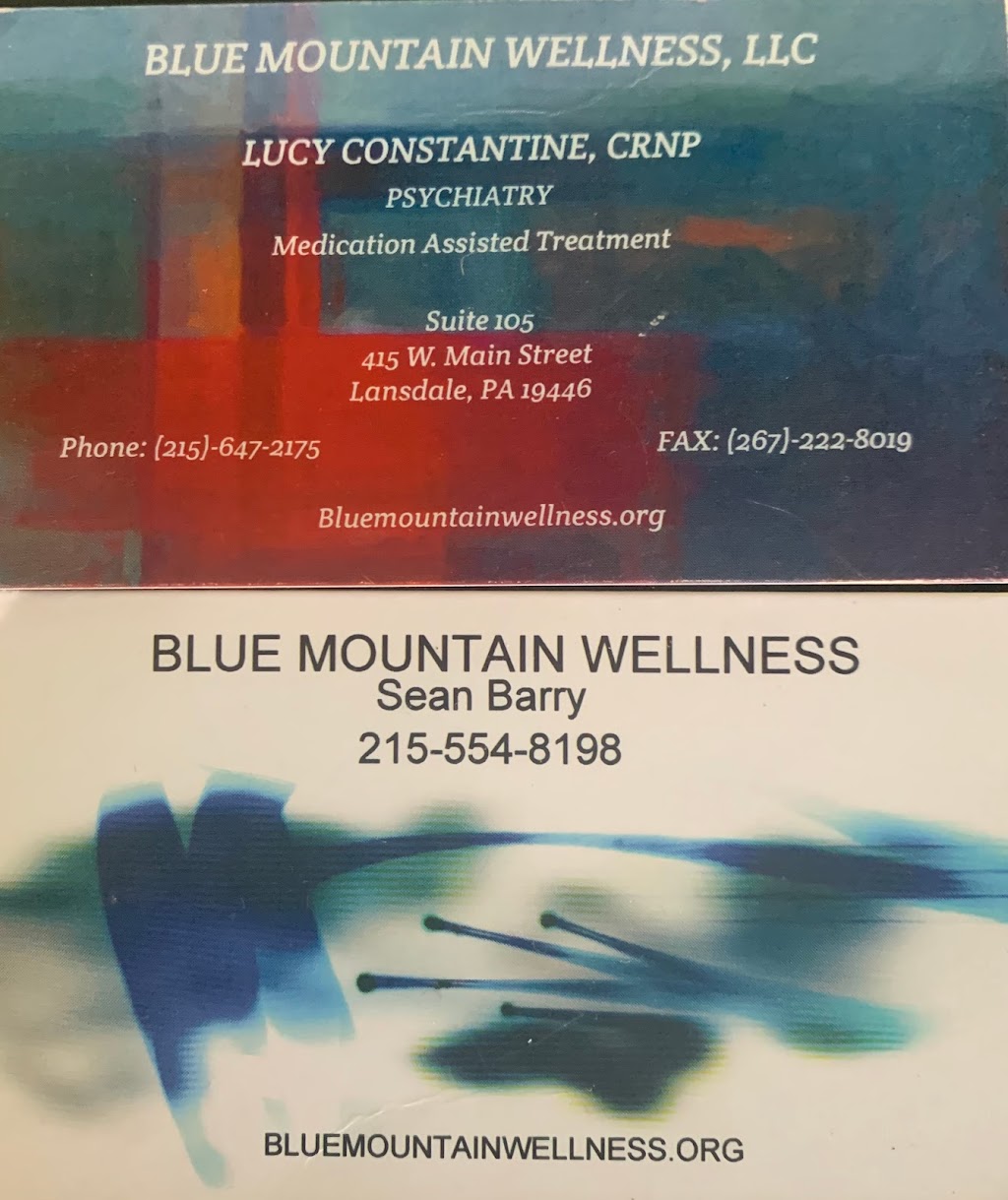 Blue Mountain Wellness | 517 N Broad St, Lansdale, PA 19446, USA | Phone: (215) 647-2175
