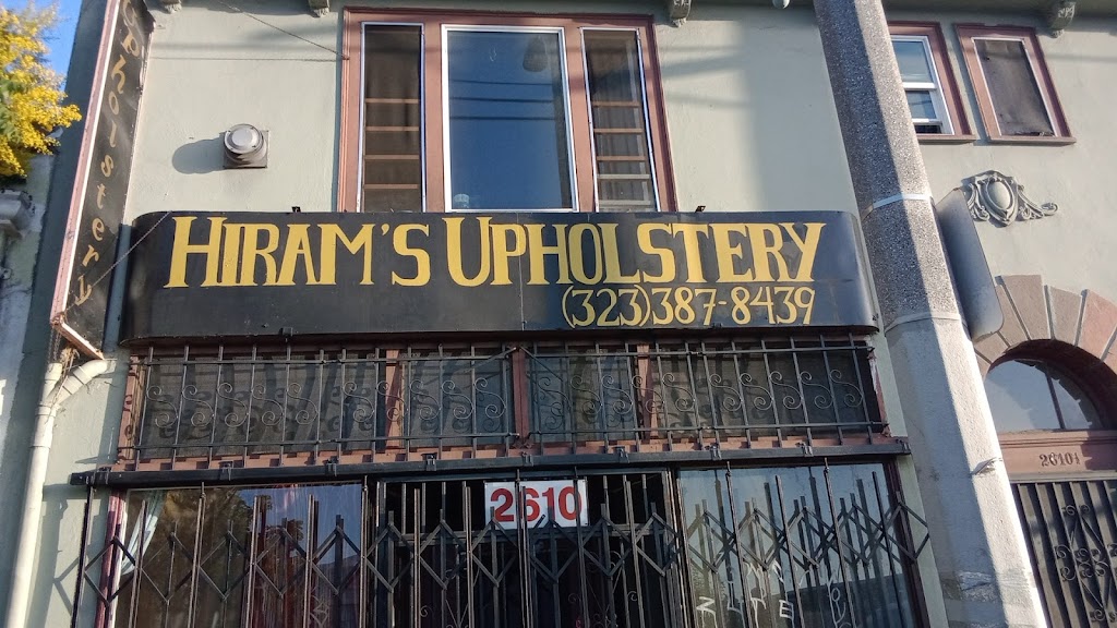 Hiram’s upholstery | 2610 W Jefferson Blvd, Los Angeles, CA 90018, USA | Phone: (323) 382-3708