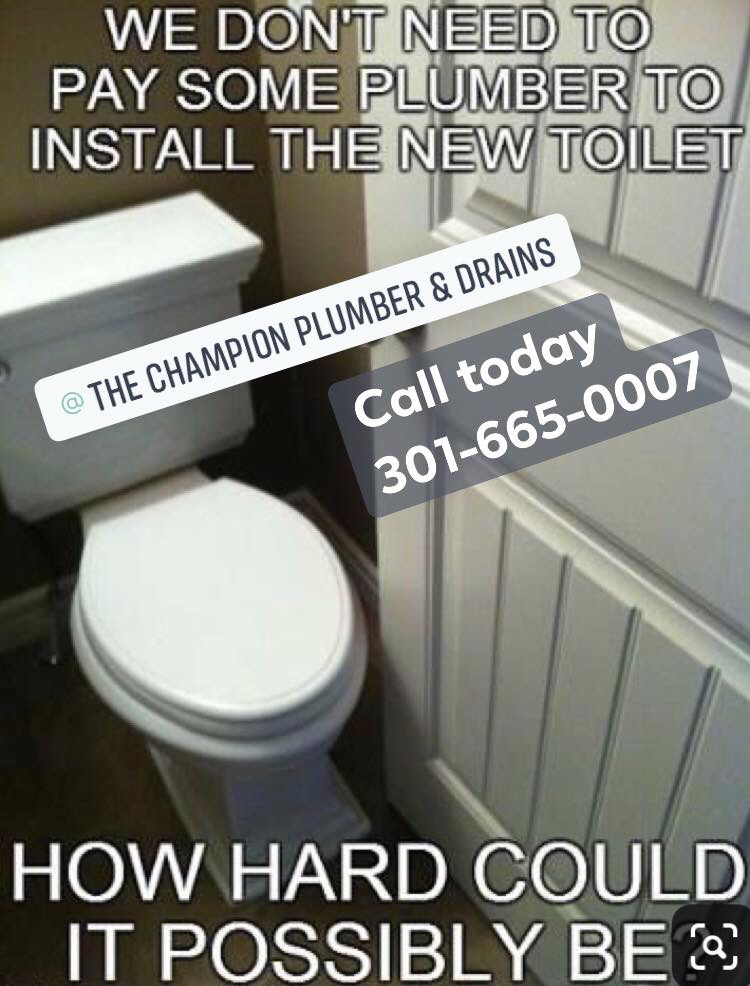 Champion Plumbing & Drains | 595 University Blvd E, Silver Spring, MD 20901, USA | Phone: (301) 665-0007