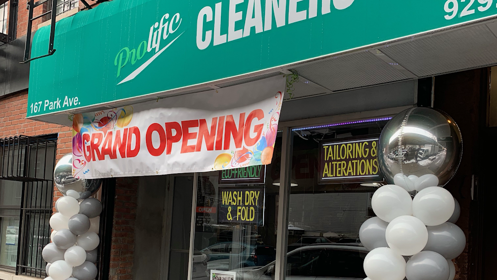Prolific Cleaners | 167 Park Ave, Brooklyn, NY 11205, USA | Phone: (929) 337-6317