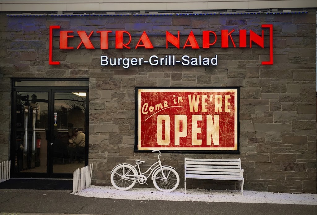 Extra Napkin Burger-Grill-Salad-Pizza | 159 Delaware Ave, Delmar, NY 12054, USA | Phone: (518) 475-7575