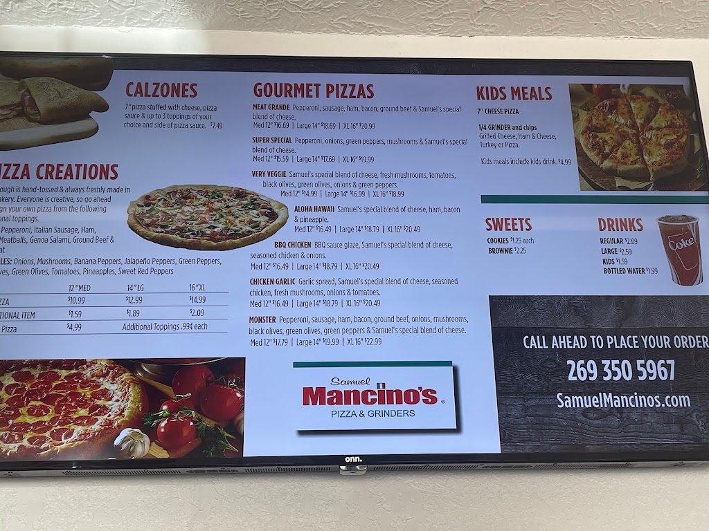 Mancinos Pizza & Grinders | 2883 Carpenter Rd, Ann Arbor, MI 48108, USA | Phone: (734) 677-3655